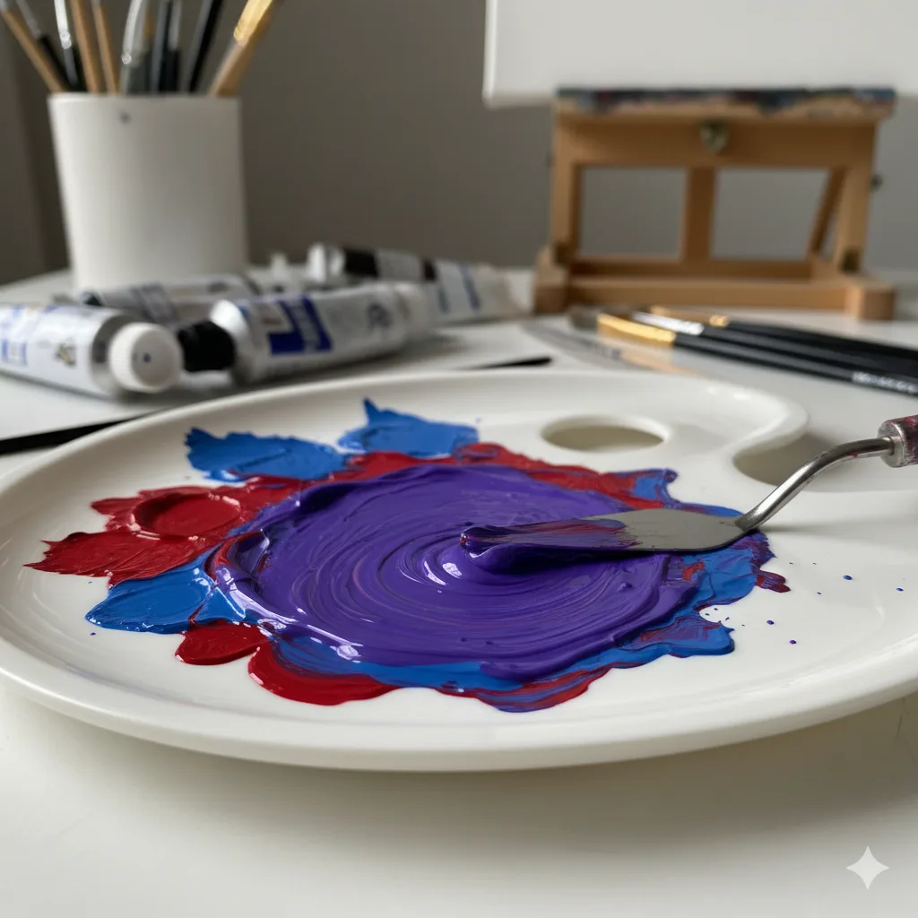 How to Make Purple Colour
